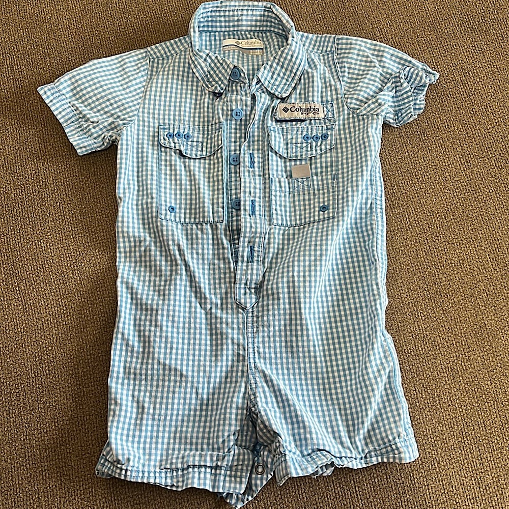 EUC Columbia PFG Romper